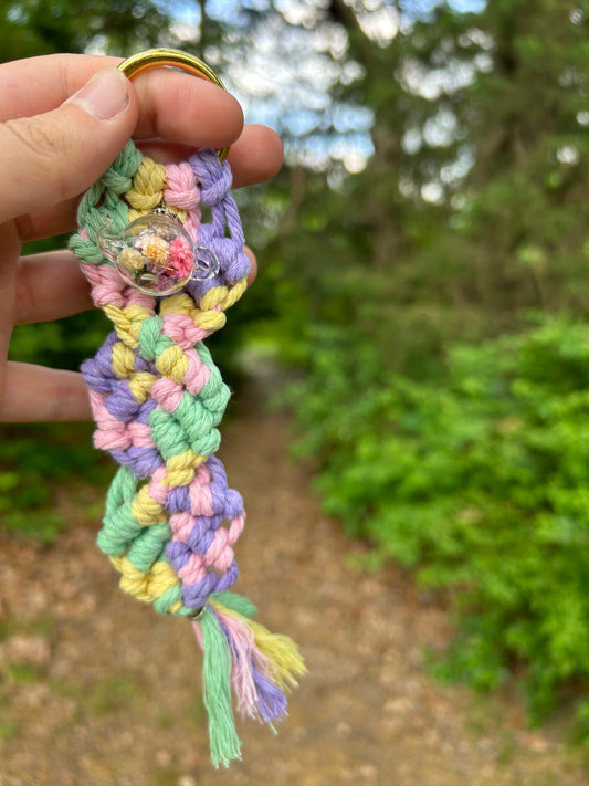 Flower Teapot Keychain